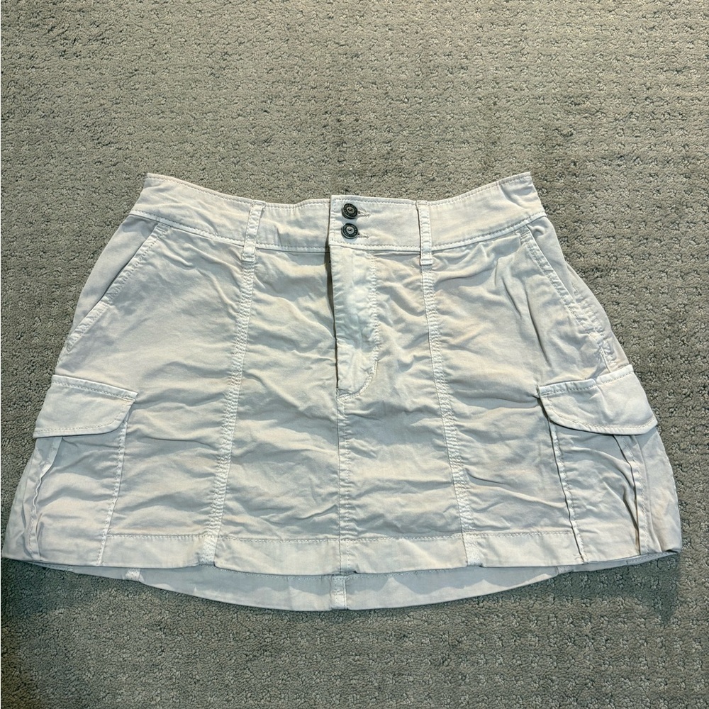 Hollister Beige Mini Skirt